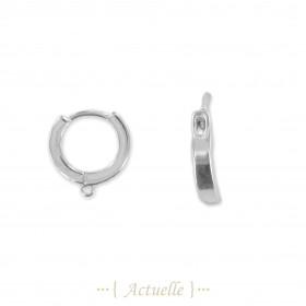 Small smooth hoop earrings simple rings