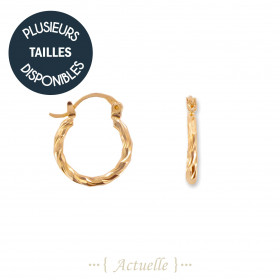 Thin diamond hoop earrings