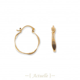Irregular hoop earrings