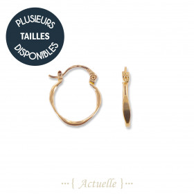 Irregular hoop earrings