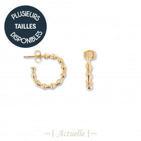 Bamboo hoop earrings 20mm