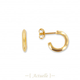Thick chips hoopearrings 12mm