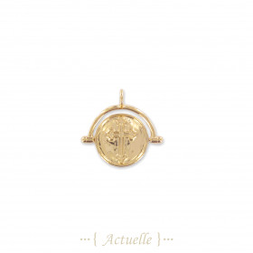 Colgante cruz reversible