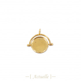 Round reversible pendant