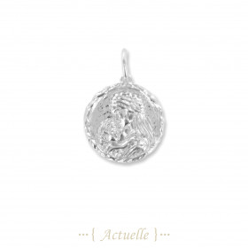 Pendentif texturé Vierge et l'enfant