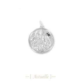 Holy family religious pendant