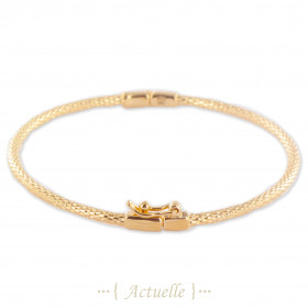 Snake scale closed bangle