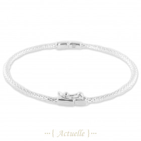 Snake scale closed bangle