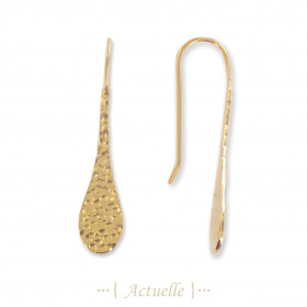 Pendientes gota golpeada