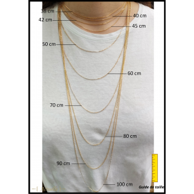 Faceted balls chain 100