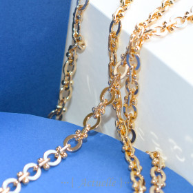 Round link and double balls chain