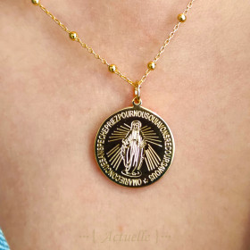 Miraculous virgin medal pendant