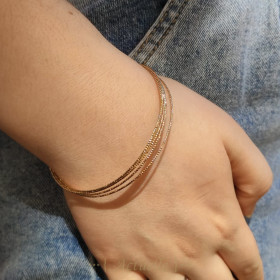 Bangle wire 0.08mm 6 pieces diamond shape