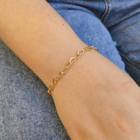 Heart bracelet 17cm