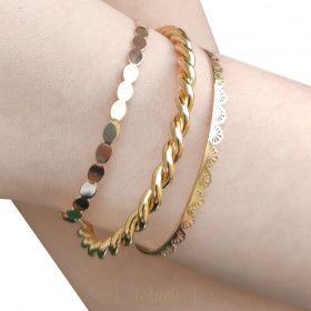 Twisted wire bangle 20/10