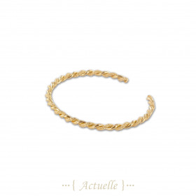 2 twisted and diamond wire bangle 15/30