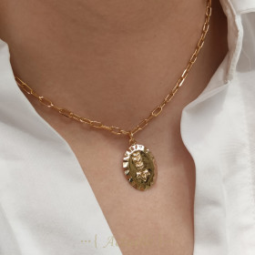 Pendentif épi de blé facettée