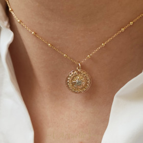 Pendentif indien Asim pierre de lune