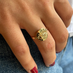 Anillo placa curvada ojo 12mm