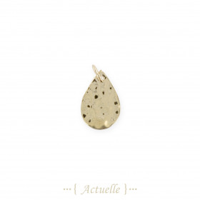 Hammered drop pendant