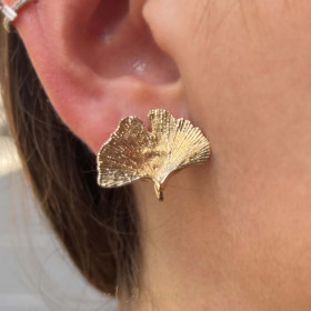 Ginkgo earrings