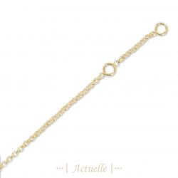 Chain ankle round link 25cm +AI2