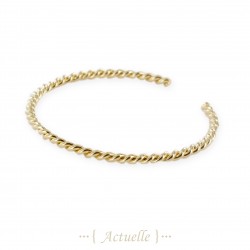2 twisted wire bangle
