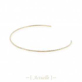 Diamond wire bangle