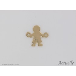 Pequeño niño manos con hoyos