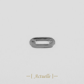 Engraved points openwork curved bar