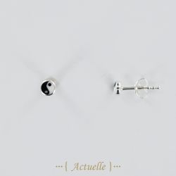 BO pendiente de aro yin yang