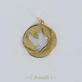 Mother of pearl swallow pendant