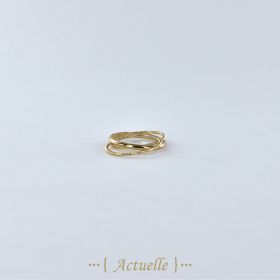 Ring 3 rings smooth and shiny