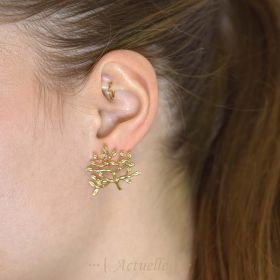 olive branch earrings