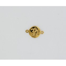 Círculo Om grabado 10mm+2anillos