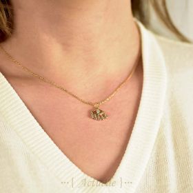 Eye pendant CZ with rounds