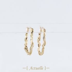 Valentine hoop earrings