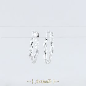 Valentine hoop earrings