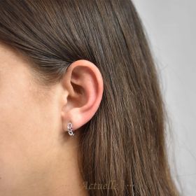 Créoles effet chaîne carrée