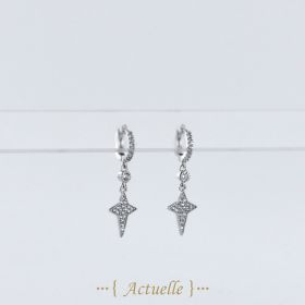 Créoles avec pendentif étoile