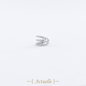 Grosse bague d'oreille 3 tiges