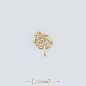 Pendentif serpent torsadé