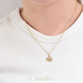 Pendentif double cœur