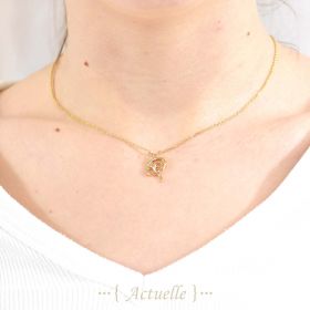 Pendentif serpent torsadé