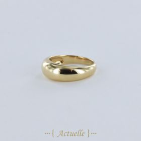 Bague ronde lisse et épaisse