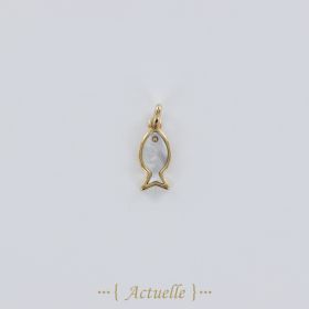 Pendentif poisson en nacre