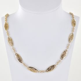 Filigree chain necklace