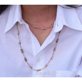 Filigree chain necklace