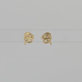 Snake curls intertwined