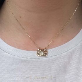 Pendant plate eye zirconium